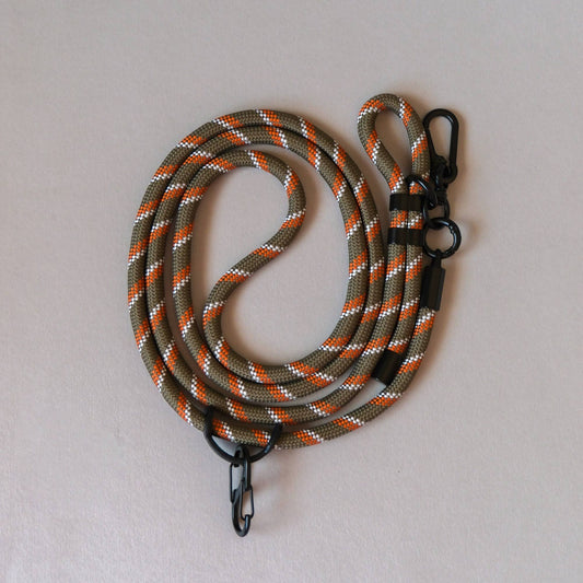 Khaki Orange Phone Strap