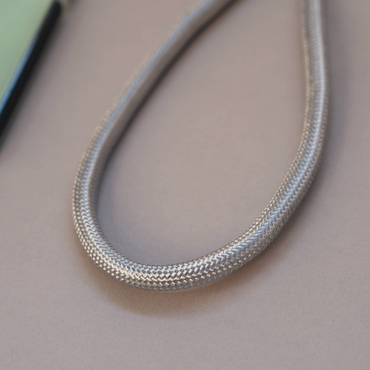 Silver Phone Strap