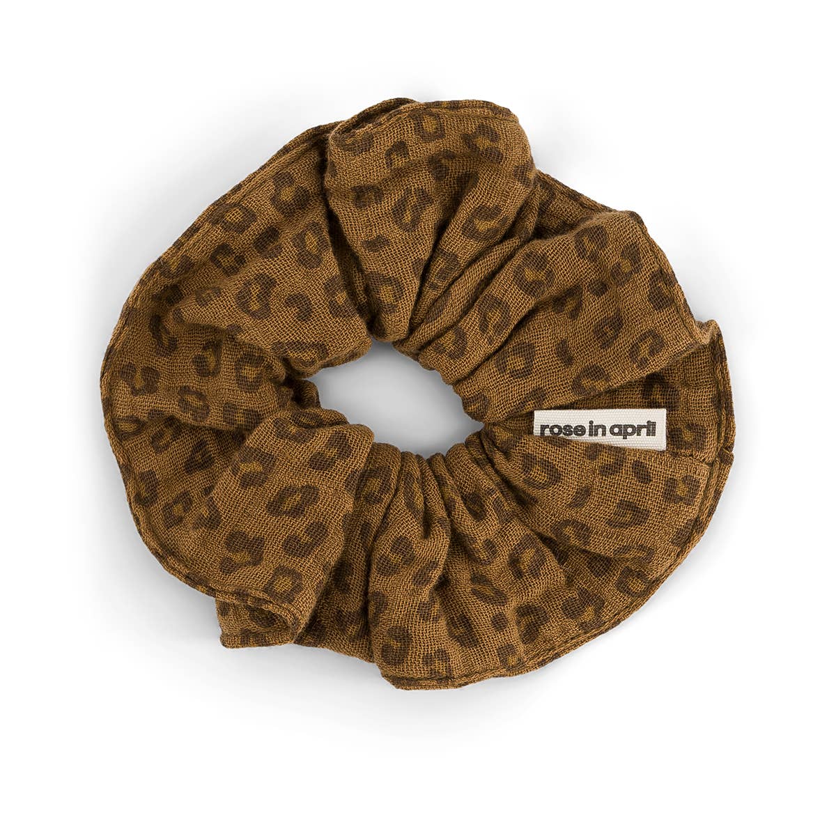 SCRUNCHIE MINI LEOPARD CUMIN