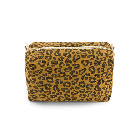 Leopard TOILETRY BAG CARAMEL