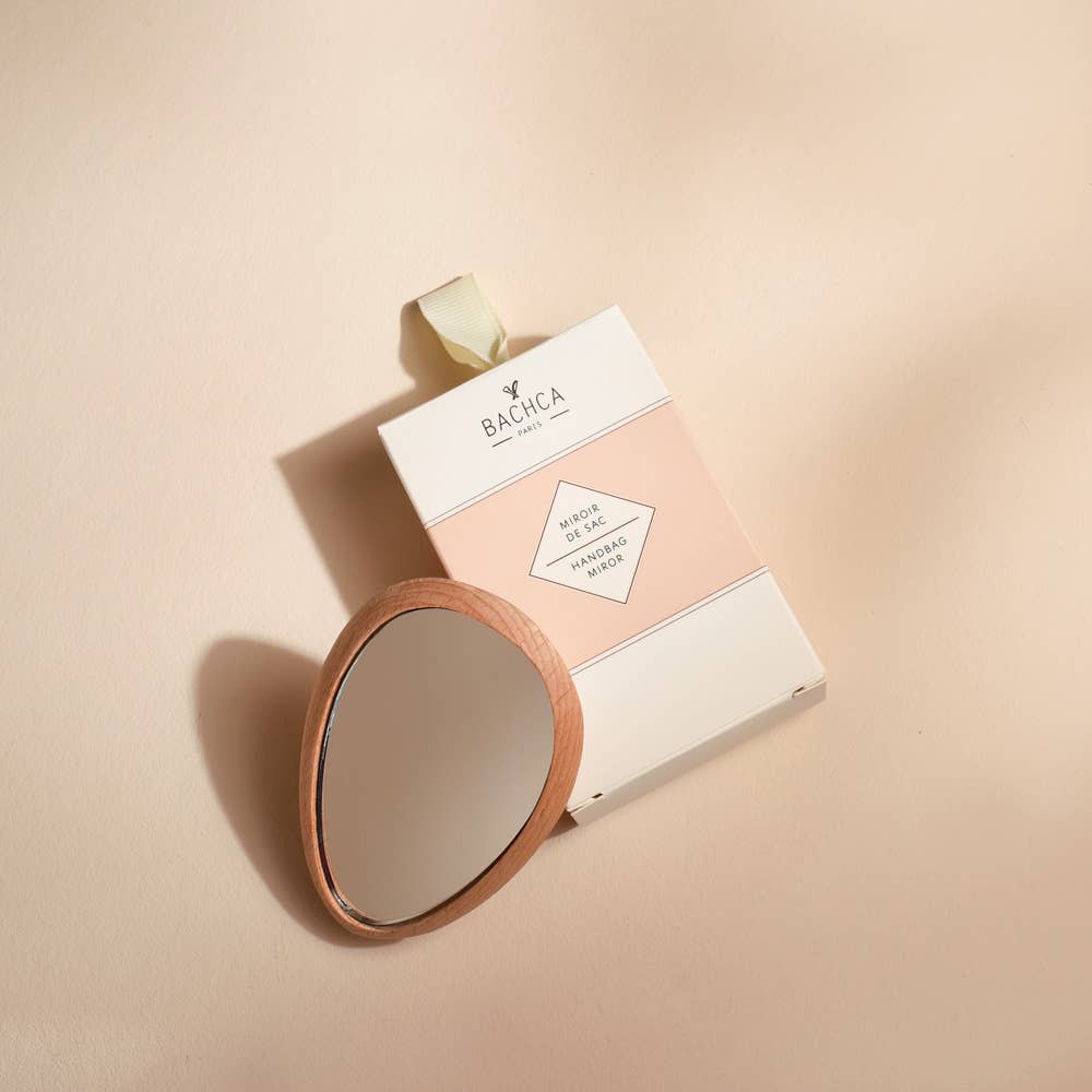 Handbag Mirror With Pouch