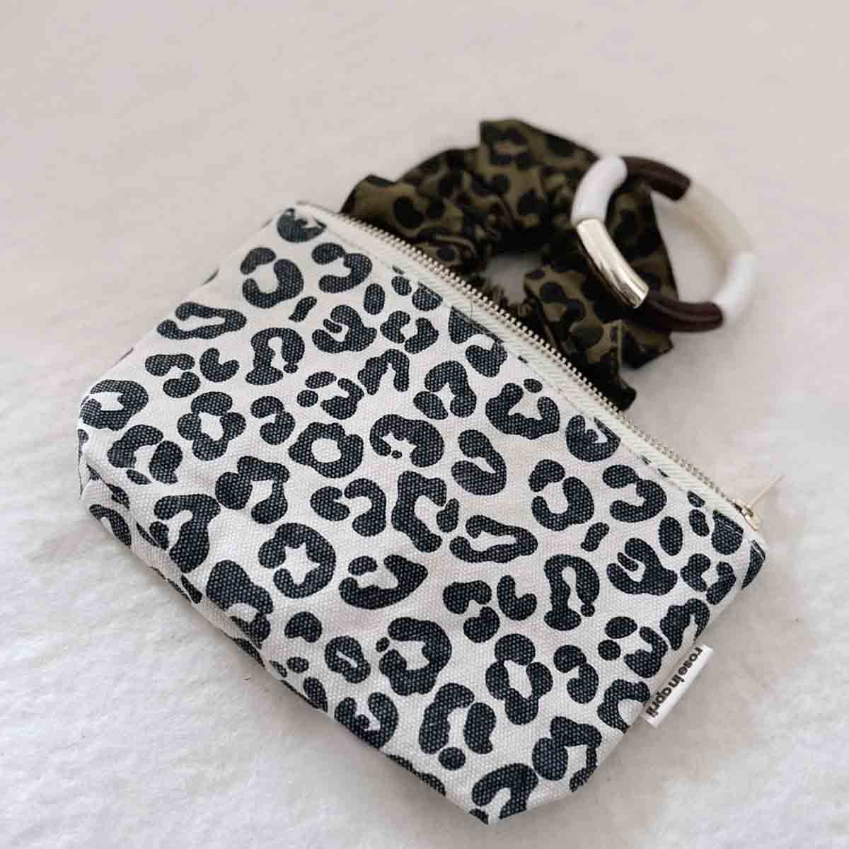 Pouch Leopard Beige