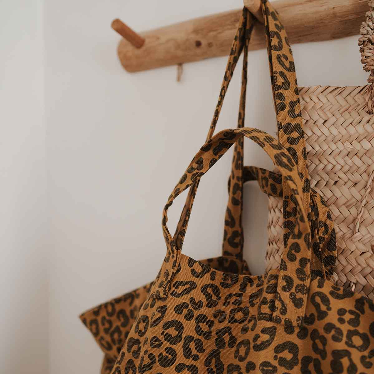 Leopard TOTE BAG CARAMEL