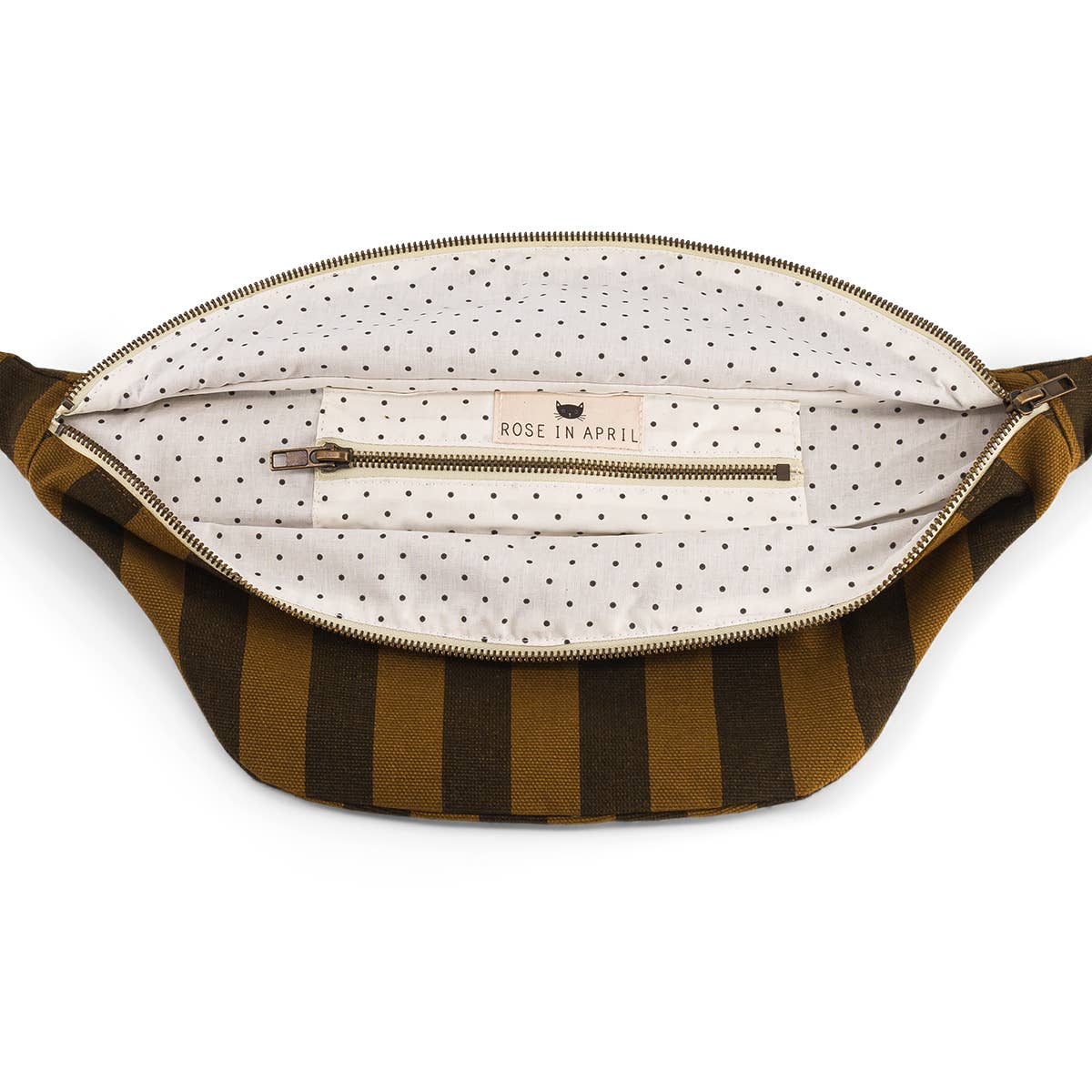 Bum Bag Cumin/Black Stripes