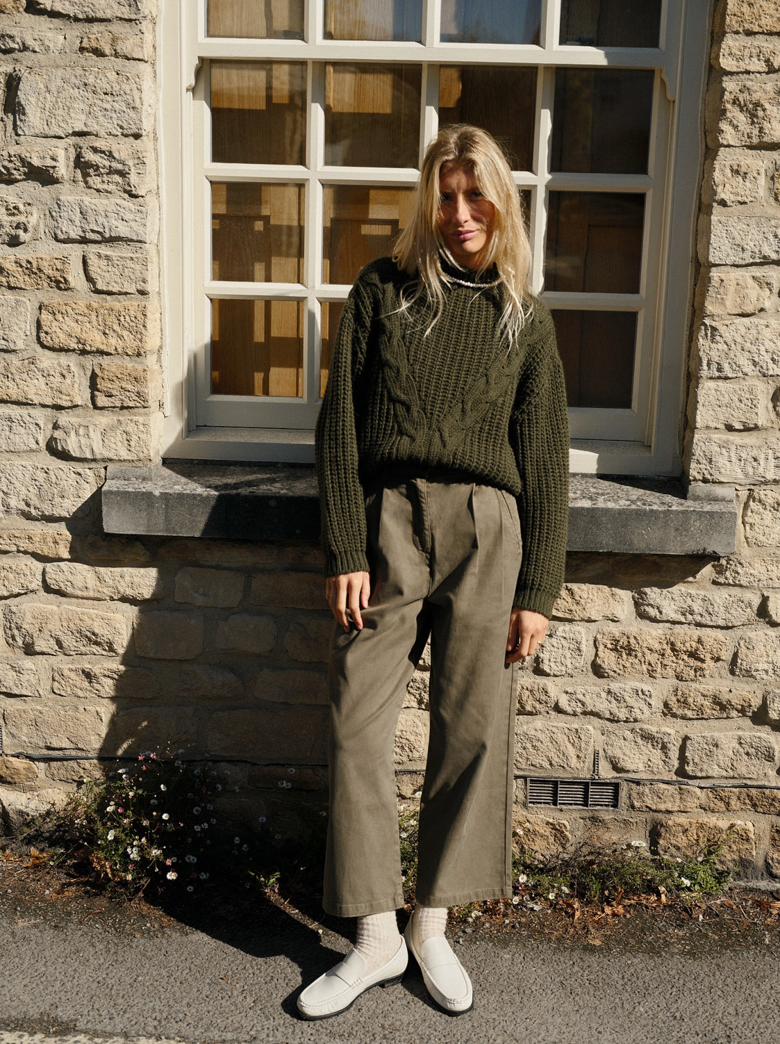 Khaki Jumper Indi & Cold