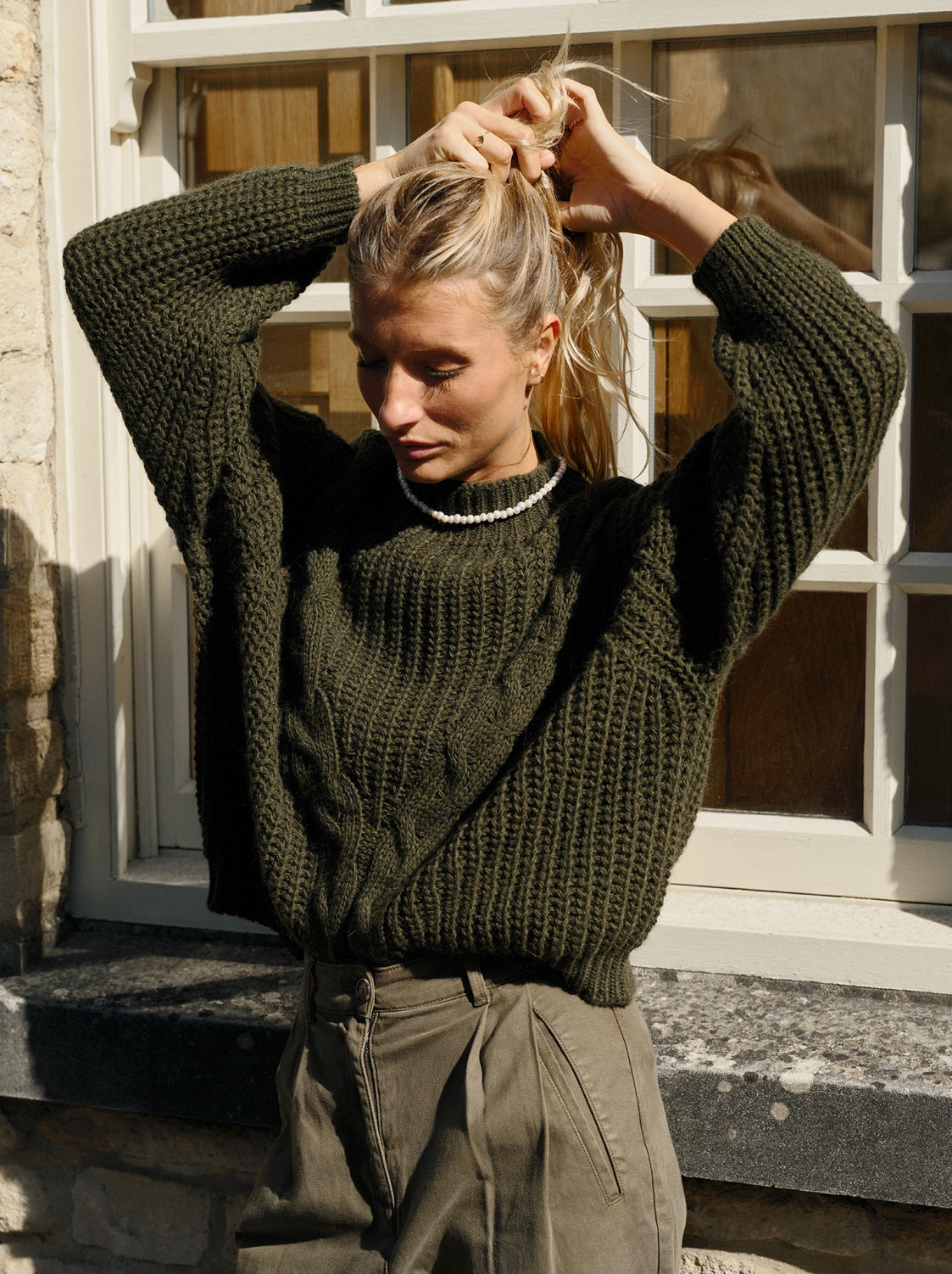 Khaki Jumper Indi & Cold