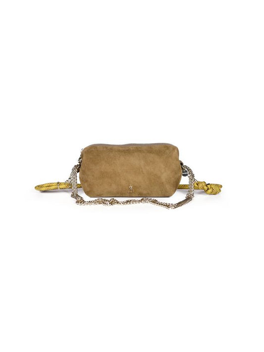 Craie Studio Nuage Handbag Suede Sepia