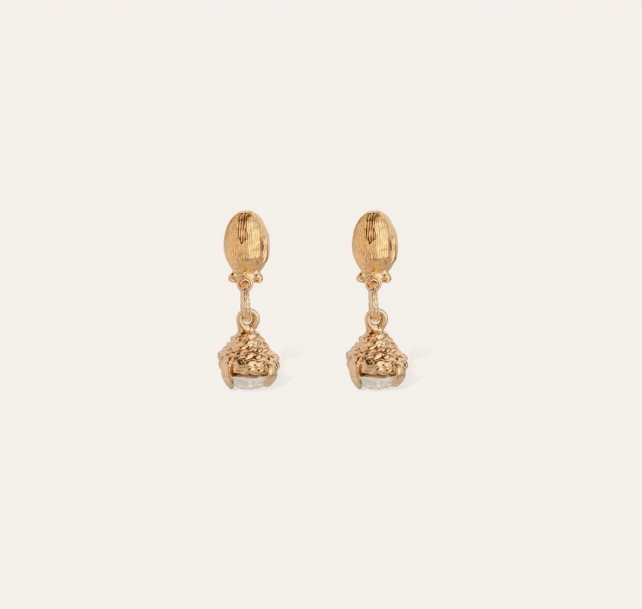 Gas Bijoux Earrings Lucce Pearl