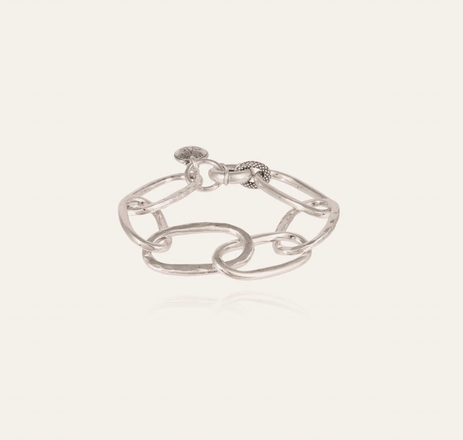 Gas Bijoux Bracelet Oval Link Silver