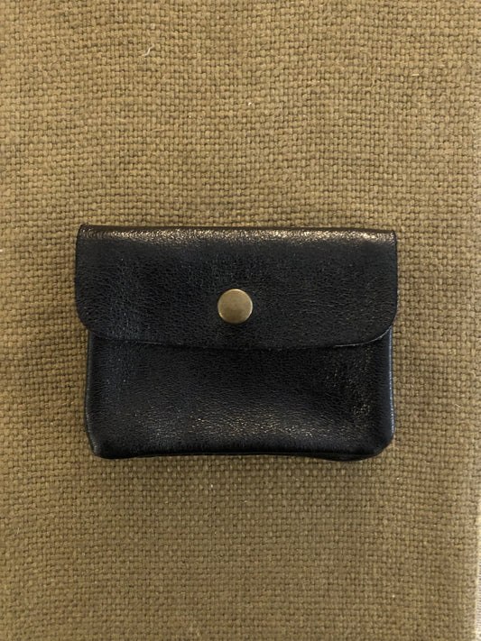 Maison Fanli Coin Purse Metallic Black