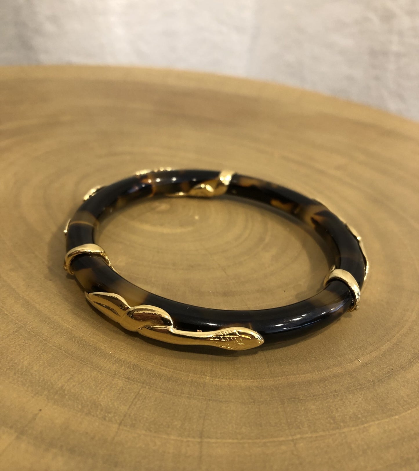 Gas Bijoux Cobra Tortoise bangle