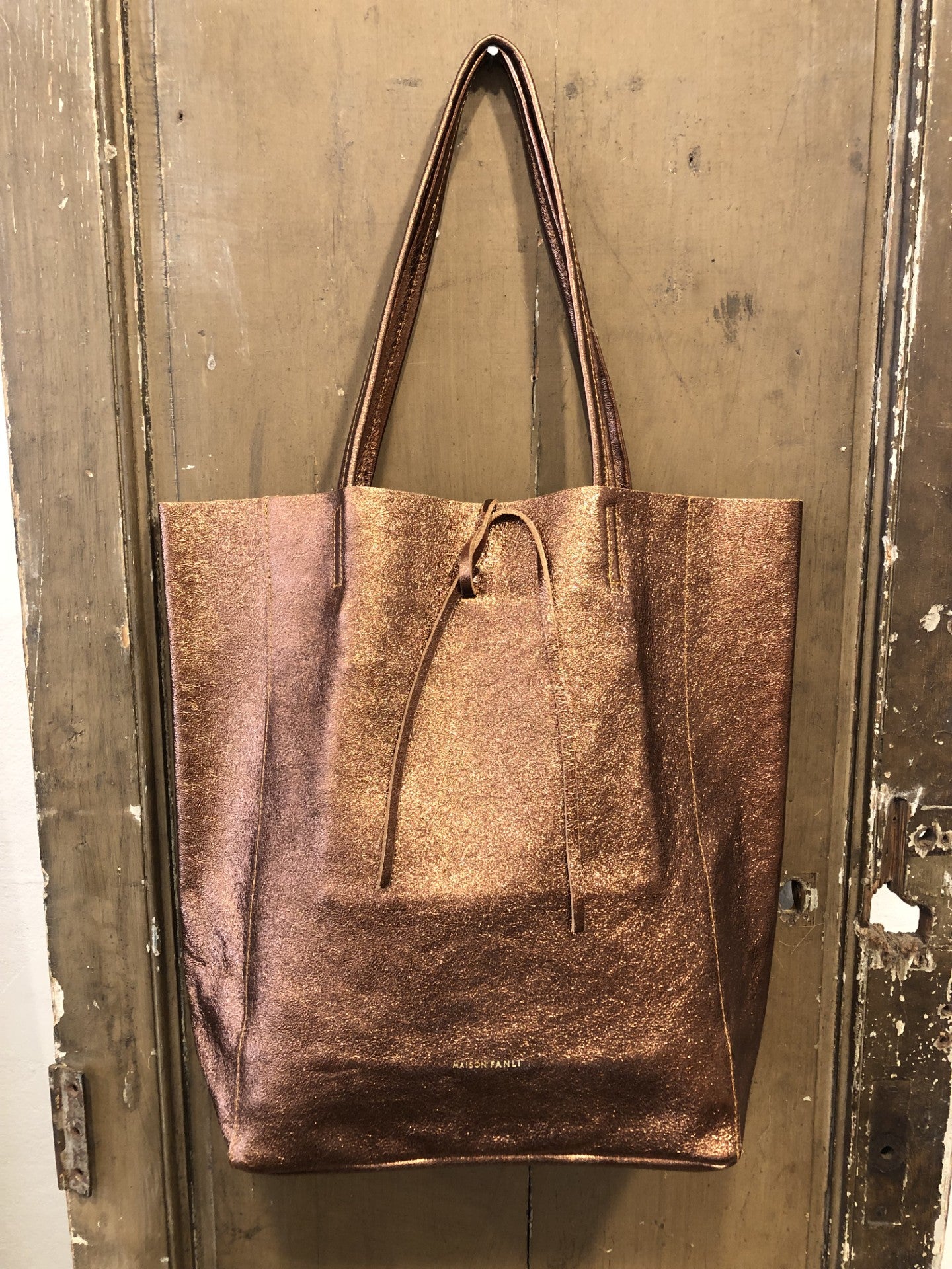 Large Tote METALLIC BRONZE