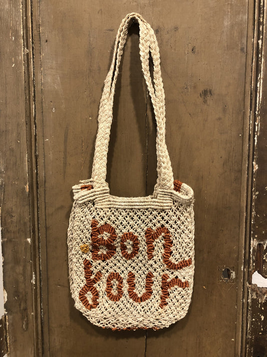 Bonjour Jute bag